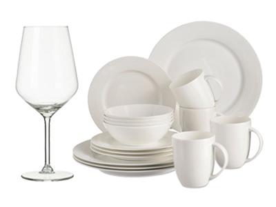 Servies, Glaswerk, Tafelen