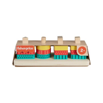 FISHER PRICE HOUT VORMEN STAPELEN - 0194735238187 - 405-8187