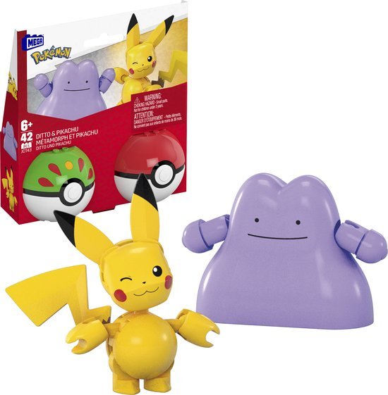 MEGA POKEMON PIKACHU EN DITTO - 0194735275908 - *0010248184