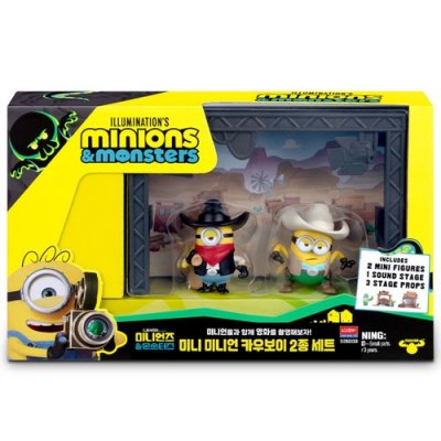MINIONS 3 MINI FIGURE STORY 2PK COWBOYS - 0630996593585 - 576-3581