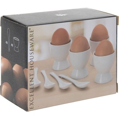EIERDOP SET MET LEPEL 8 DELIG - 101 7958 - 101-7958
