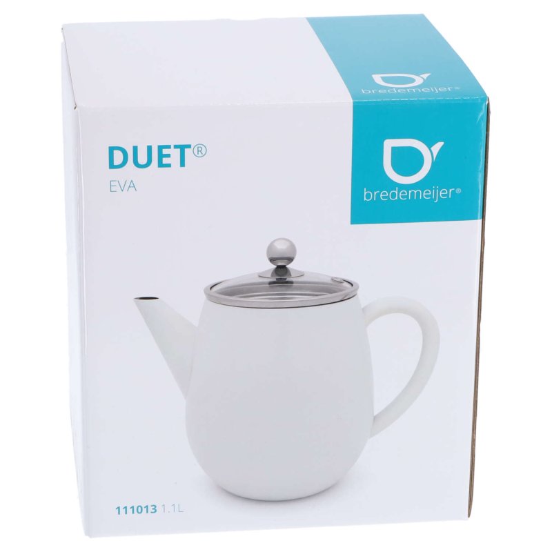 THEEPOT DUET EVA 1,1L WIT - 104 1013 - 104-1013