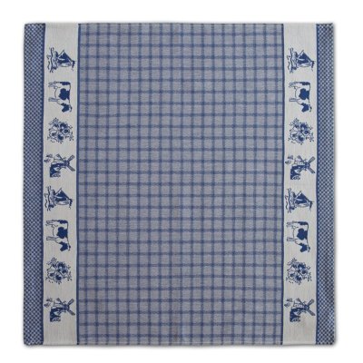 DDDDD THEEDOEK DUTCHIE 60 X 65 BLUE - 104 6714 - 104-6714
