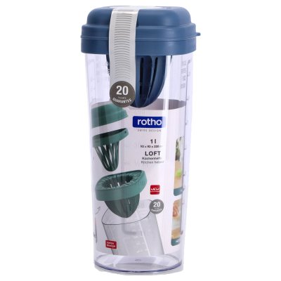 SHAKER MET PERS 1 L LOFT HORIZON BLAUW - 105 0616 - 105-0616