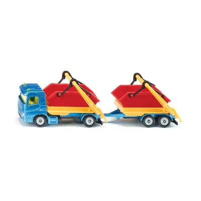 SIKU VRACHTWAGEN MET AFVALCONTAINER EN A - 17 4 - 540430
