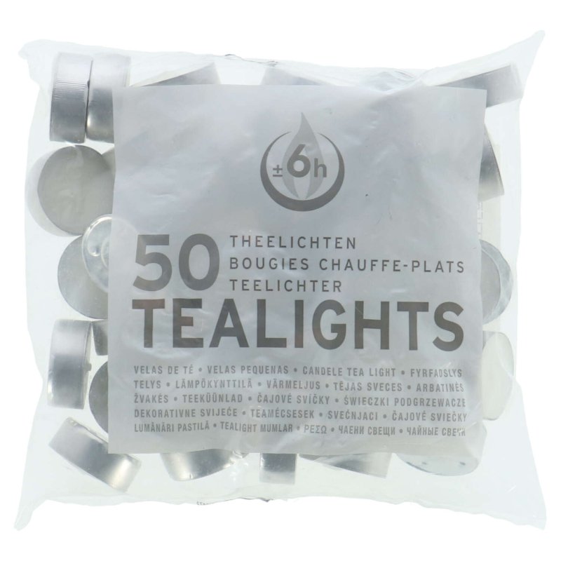 THEELICHTEN 6 UUR 50 STUKS - 180 5086 - 180-5086