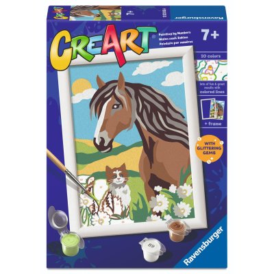 CREART PAARD EN POESJE - 240 0564 - 240-0564