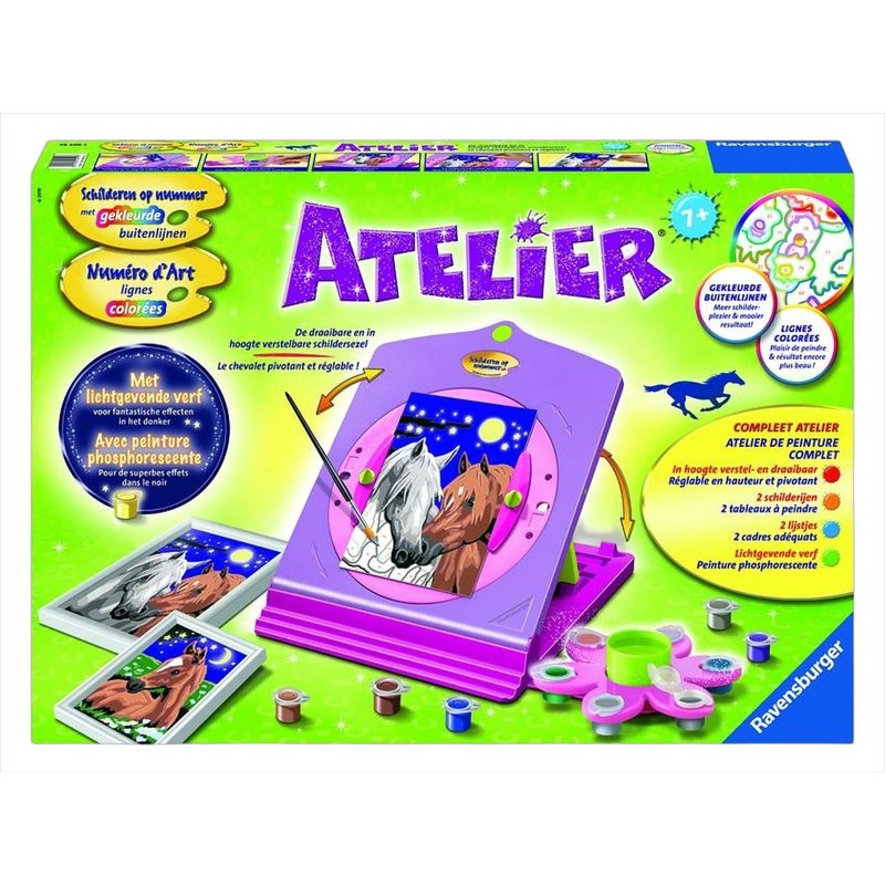 SCHILDER OP NUMMER ATELIER 2 SCHILDERIJ - 240 4993 - 240-4993