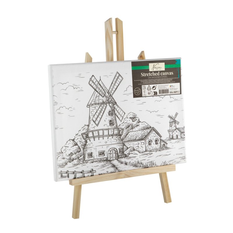 CANVAS MET PRINT 30 X22,5 CM INCLUSIEF S - 245 1075 - 245-1075
