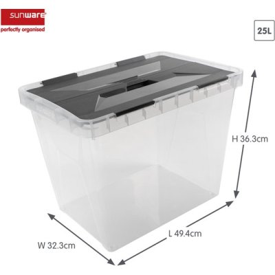 SUNWARE OPBERGBOX ONYX 25 LITER - 25 ltr - *0010250009