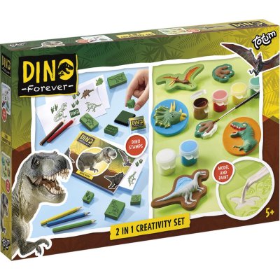 TOTUM DINO GIPSGIETEN 2 IN 1 SET - 250 5061 - 250-5061