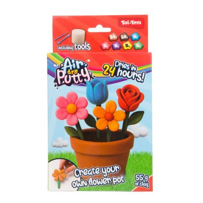 AIR SOFT KLEI BLOEMEN DIY 3 ASSORTI - 255 4998 - 255-4998