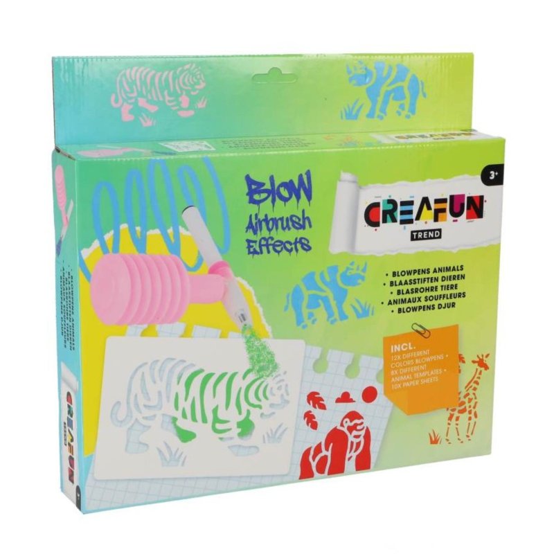 CREAFUN TREND BLAASPEN DIEREN SET 30 DEL - 267 7093 - 267-7093