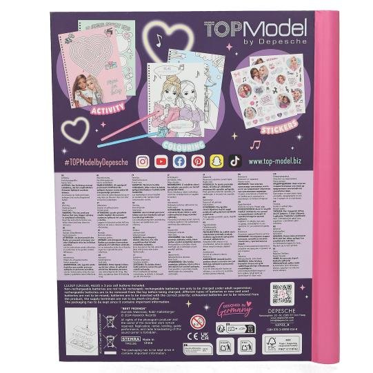 TOP MODEL KLEURBOEK MET LED EN GELUID - 3 1 - 0013722