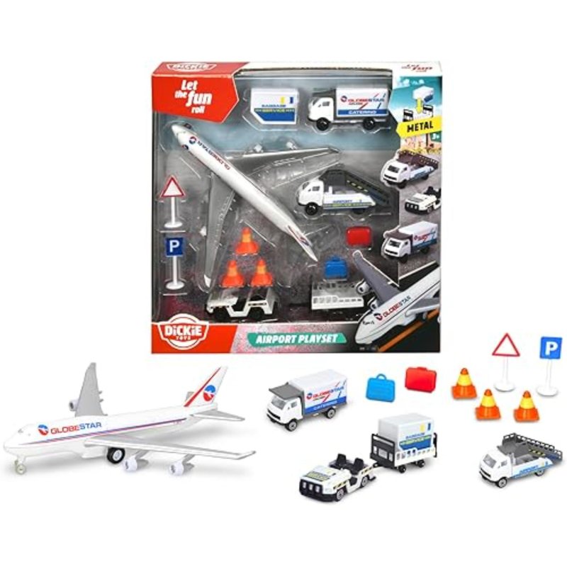 DHL DIE CAST VLIEGTUIGSET 13 DELIG DICKI - 303 3018 - 303-3018