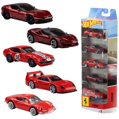 HOT WHEELS DIECAST FERRARI 5-PACK - 303 7887 - 303-7887