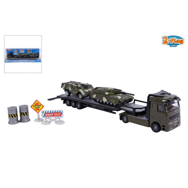 MILITARY TRANSPORTER DIE CAST PLASTIC + - 340 0104 - 540104