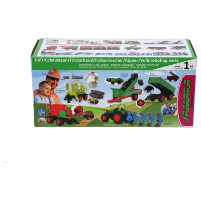 TRACTOR KIEPAANHANGER GROEN 1:24 - 340 4287 - 340-4287