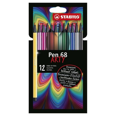 STABILO PEN 68 VILTSTIFT ARTY ETUI 12 ST - 4006381547000 - 1068617