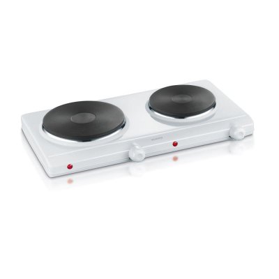 SEVERIN KOOKPLAAT 2-PITS WIT DK1042S - 4008146002489 1 - 9204960