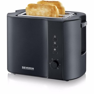 SEVERIN BROODROOSTER 700W MAT ZWART - 4008146033735 1 - 5403536