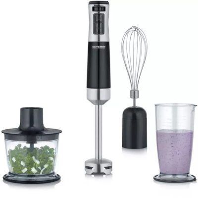 SEVERIN STAAFMIXER SET 600W RVS / ZW - 4008146040689 - 5303063