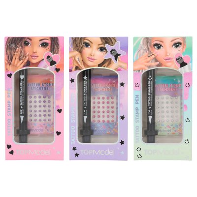 TOPMODEL TATTOO PEN MET GLITTER BEAUTY A - 4010070665784 - 0012745