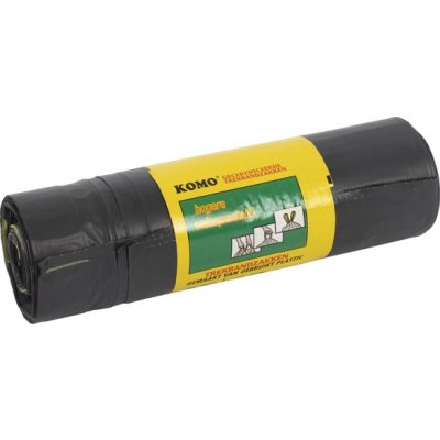 KOMO VUILNISZAKKEN 60L 15 STUKS TREKBAND - 4014110514551 - 102-4551