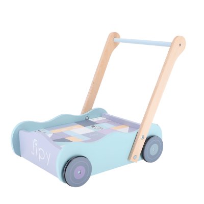 JIPY HOUTEN BLOKKENKAR MET BLOKKEN HOUT - 410 3066 - 410-3066