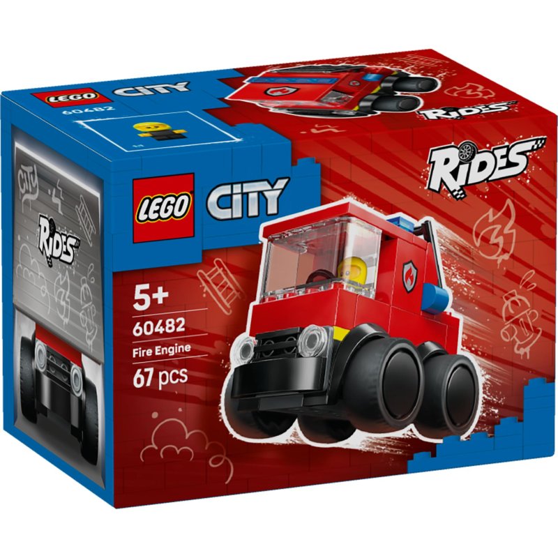 LEGO CITY 60482 VOERTUIGEN BRANDWEER - 411 0187 - 411-0187