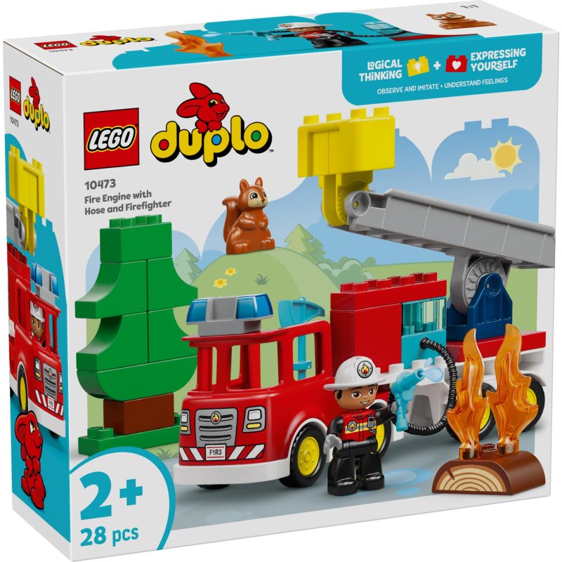 DUPLO TOWN BRANDWEERTRUCK MET SLANG EN B - 411 6530 - 411-6530