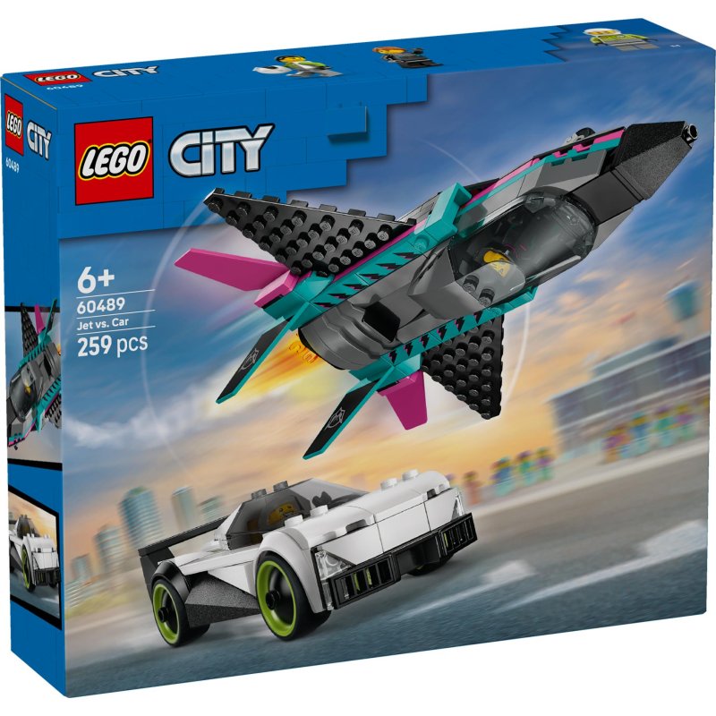LEGO CITY 60489 VLIEGTUIG VS SPORTAUTO - 411 6820 - 411-6820