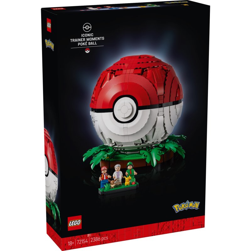 LEGO 72154 POKEMON POKEBALL MET TRAINER - 411 9295 - 411-9295