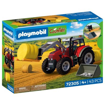 PM 72305 GROTE TRACTOR MET HOOIBALEN - 437 2305 - 437-2305