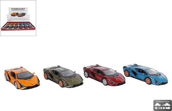 KINSMART LAMBORGHINI SIAN DIE CAST PULL - 550x358 - 520250
