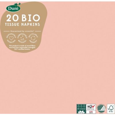 DUNI SERVET MELLOW ROSE 33X33CM - 550x538 - *0010180137