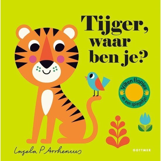 FLAPJESBOEK: TIJGER, WAAR BEN JE? - 550x550 10 20 30 40 46 - 1607260