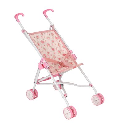 POPPENBUGGY ROZE BLOEM - 553 9304 - 553-9304