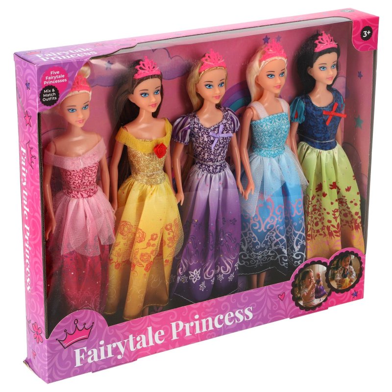 TIENERPOPPEN PRINCESS MEGA SET 5 POPPEN - 571 1311 - 571-1311