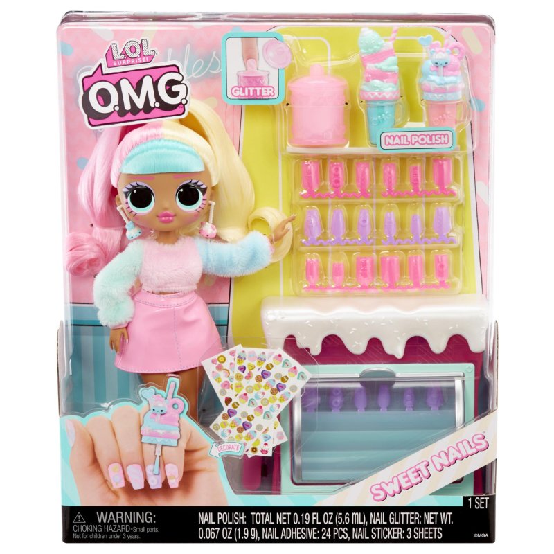 LOL SURPRISE OMG NAILS CANDYLICIOUS SHOP - 576 3781 - 576-3781