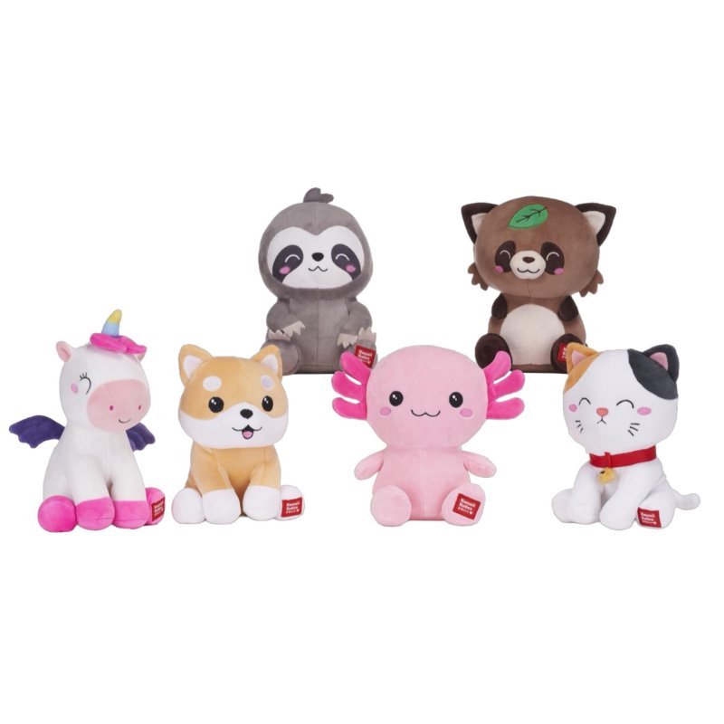 KAWAII KUTIES PLUCHE 6 ASSORTI 20CM SERI - 581 4918 - 581-4918