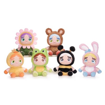 KANASHIKO PLUCHE 6 ASSORTI 24CM - 581 5298 - 581-5298