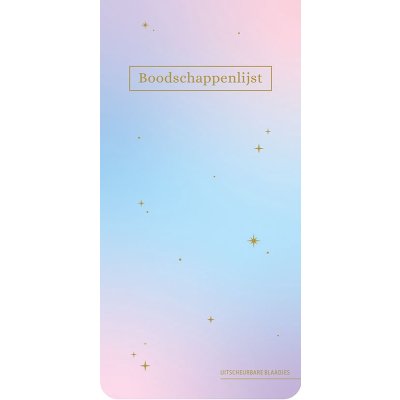 BOODSCHAPPENLIJSTJE PAPER STORE - 602x1200 - *0010263724