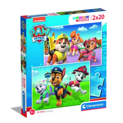 CLEMENTONI PAW PATROL PUZZEL 2 X 20 STUK - 603 4800 - 603-4800