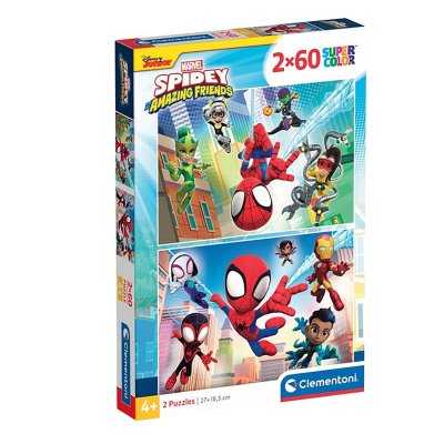 PUZZEL SPIDEY 2X60 STUKJES - 603 6254 - 603-6254