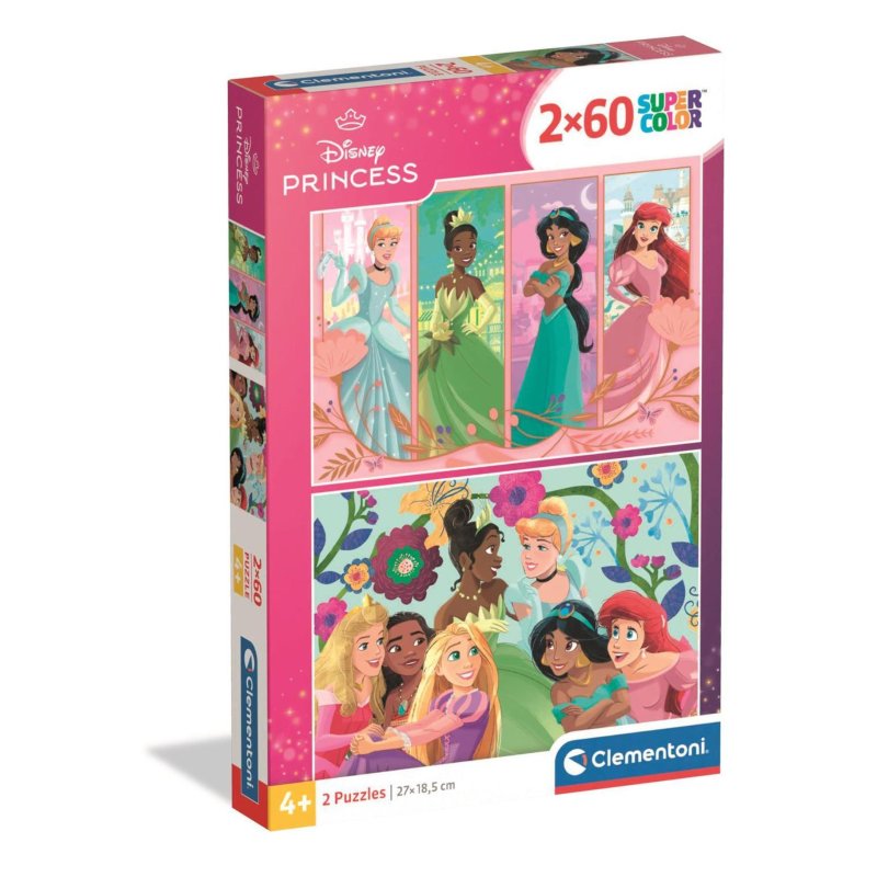 PUZZEL DISNEY PRINCESS 2X60 STUKJES - 603 8247 - 603-8247