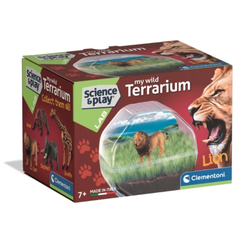 CLEMENTONI WILD TERRARIUM LEEUW - 608 9471 - 608-9471