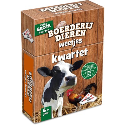 SPEL WEETJES KWARTET BOERDERIJDIEREN - 610 1182 - 610-1182