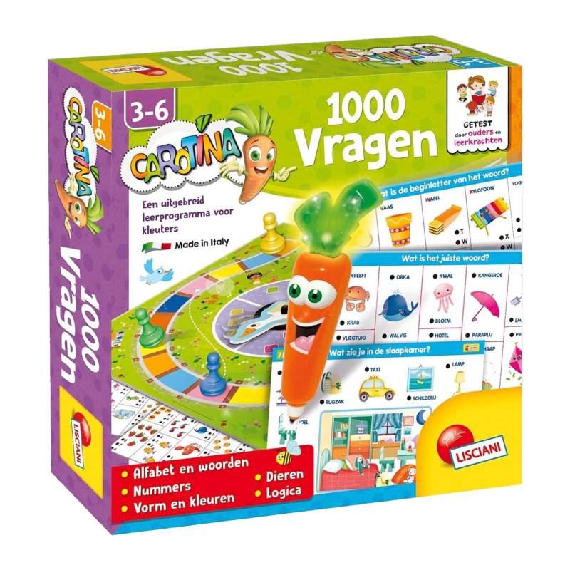 CAROTINA SPREKENDE PEN 1000 VRAGEN QUIZ - 624 6974 - 624-6974