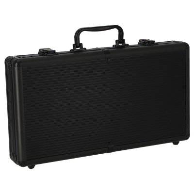 POKERSET IN LUXE ZWARTE KOFFER 300 DELIG - 625 0203 - 625-0203